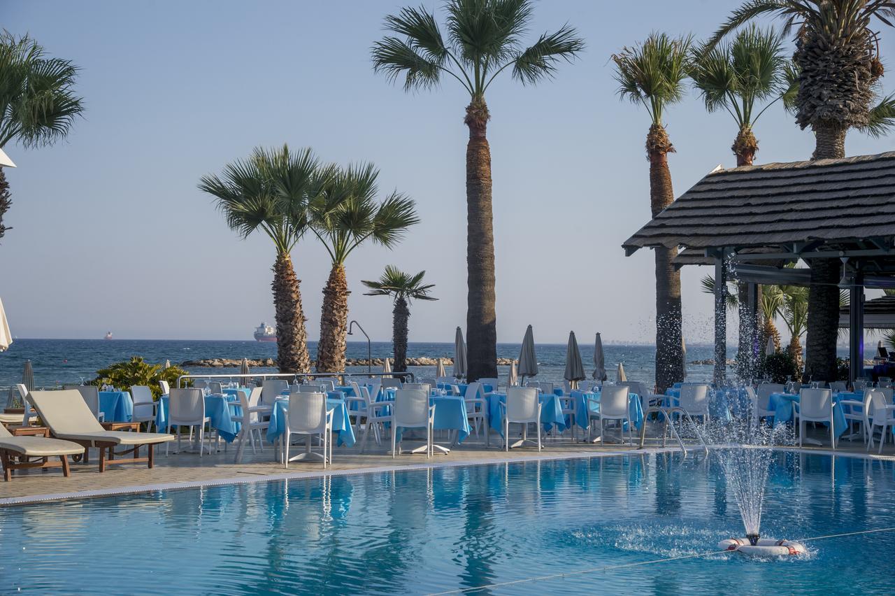 Palm Beach Hotel & Bungalows Larnaca Bagian luar foto